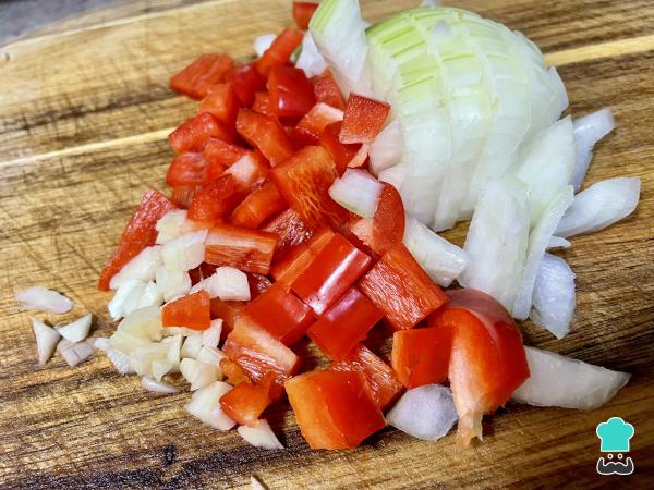 Recette des Hallaquitas de chicharrón - Étape 1