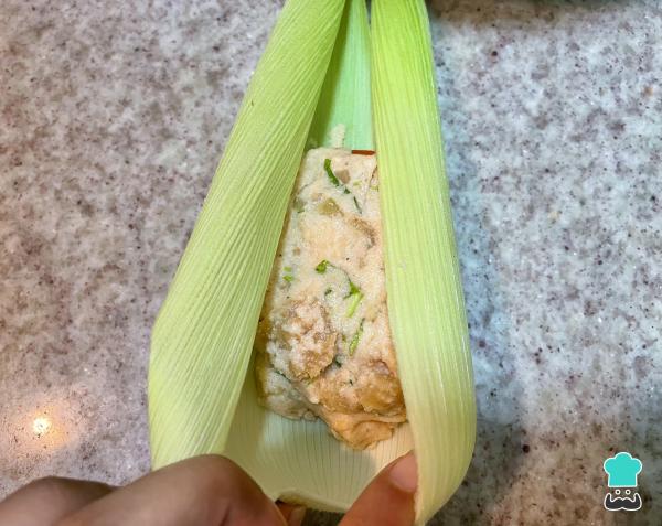 Recette des Hallaquitas de chicharrón - Étape 6