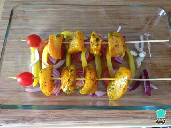 Recette de brochettes mauresques au four - Étape 4