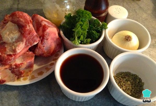 Recette de côtes levées à la provençale - Étape 1