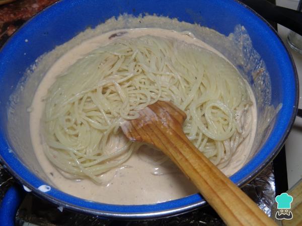 Recette de pâtes chipotle aux crevettes - Étape 5