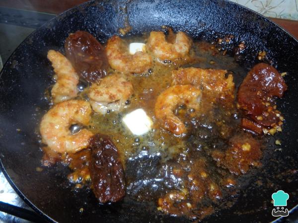 Recette de pâtes chipotle aux crevettes - Étape 7