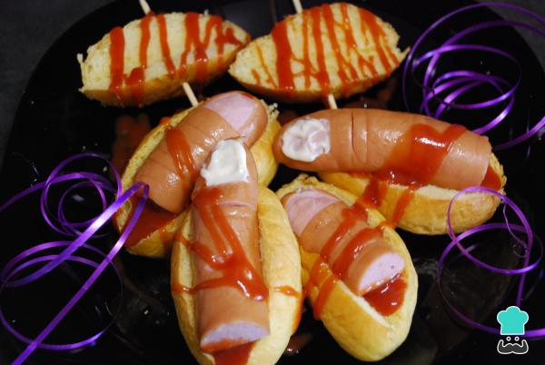 Recette de doigts de saucisse pour Halloween – Étape 8