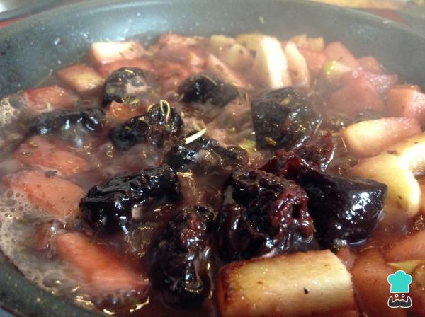 Recette Longe farcie aux prunes - Étape 7