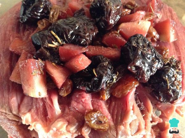 Recette Longe farcie aux prunes - Étape 9