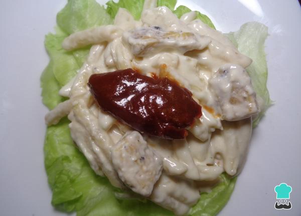 Recette de Pâtes aux Trois Fromages et au Poulet - Étape 8