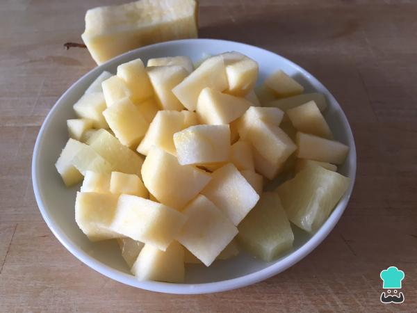 Recette de Salade de Noël aux pommes et au chocolat (ou guimauves) - Étape 4