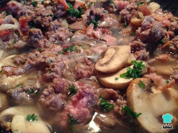 Recette Viande sautée aux champignons - Étape 7