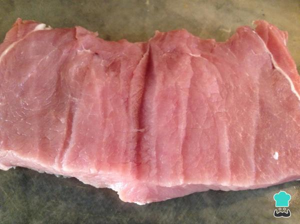 Recette de Canon de porc farci au four - Étape 3