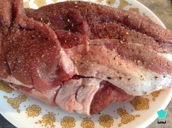 Recette de longe lisse au four - Étape 2