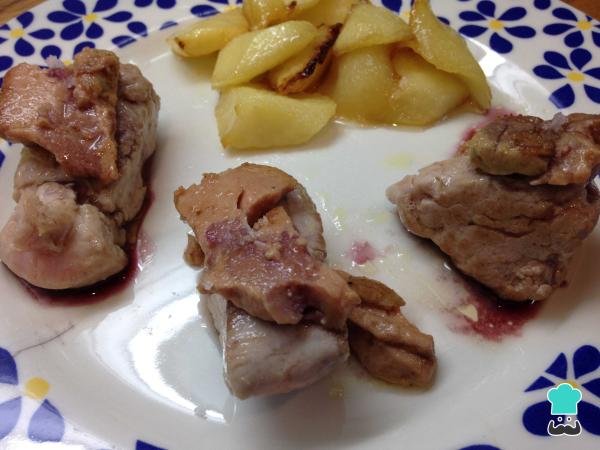 Recette de Surlonge au foie et pomme - Étape 6