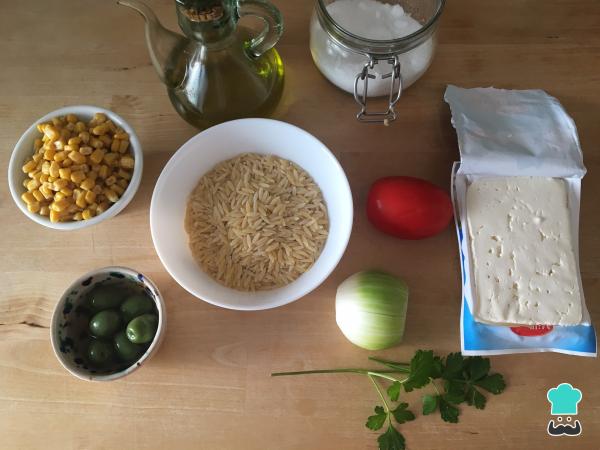 Recette de salade de pâtes orzo – Étape 1