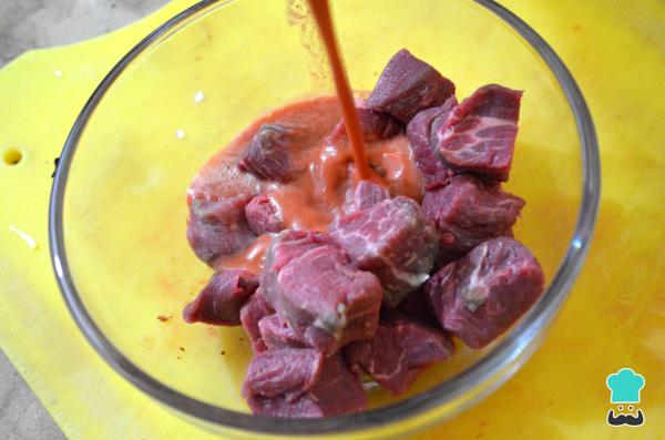 Recette Viande rouge - Étape 2