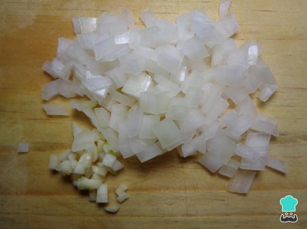 Recette de nouilles aux crevettes et champignons - Étape 4