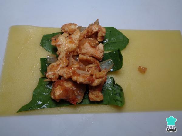 Recette de Cannellonis de Poulet aux Épinards - Étape 14