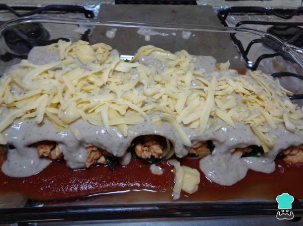 Recette de Cannellonis de Poulet aux Épinards - Étape 17