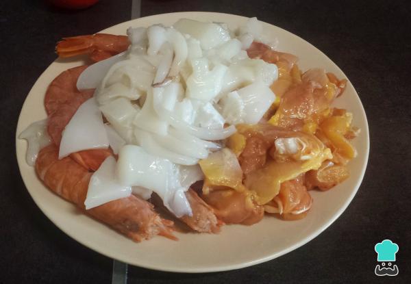 Recette de Nouilles en Casserole à la Seiche - Étape 2