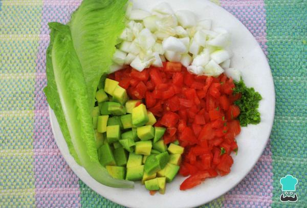 Recette de salade de haricots à l'avocat - Étape 3
