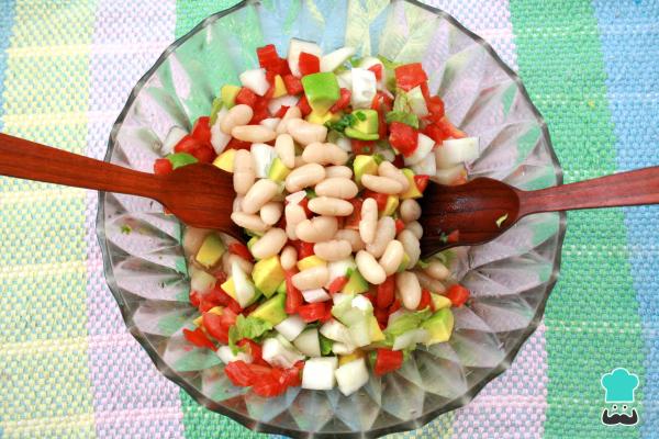 Recette de salade de haricots à l'avocat - Étape 4