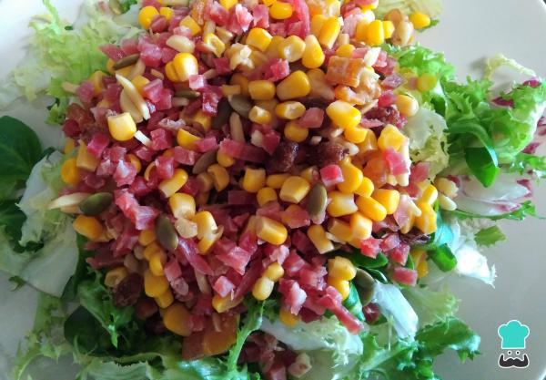 Recette de Salade verte au jambon serrano - Étape 4