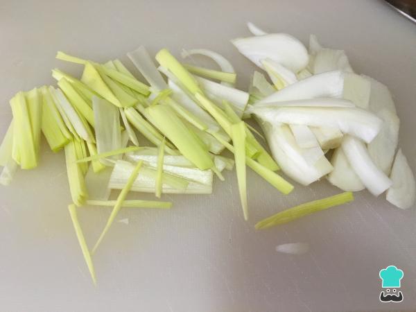 Recette Spaghetti aux légumes et soja - Étape 2