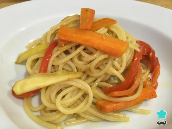 Recette Spaghetti aux légumes et soja - Étape 7