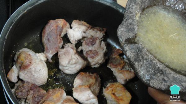 Recette de Porc à la sauce molcajete - Étape 5