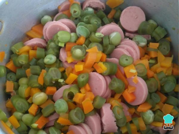 Recette de salade russe aux patacones - Étape 3