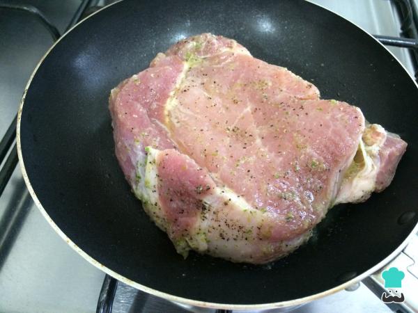 Recette de Longe de porc à la sauce aux pêches - Étape 4