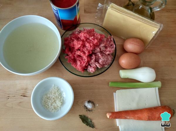 Recette de Lasagnes Napolitaines - Étape 1