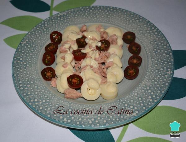 Recette de Salade de cœurs de palmier, tomates et thon - Étape 2