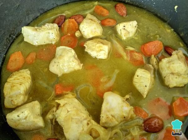 Recette Spaghetti au poulet et curry - Étape 6