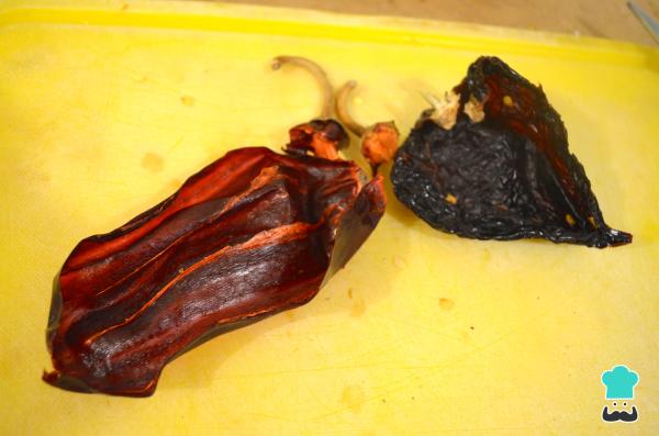 Recette d'enchilada à la Cecina - Étape 1