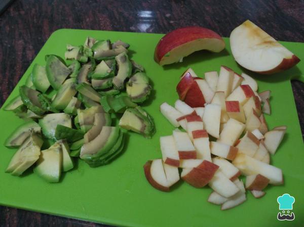 Recette de Salade froide de pâtes au poulet et aux pommes - Étape 5