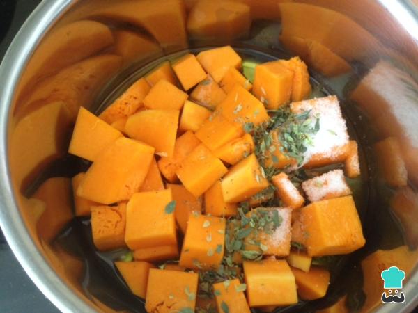 Recette de pâtes au potiron et fromage de chèvre - Étape 3