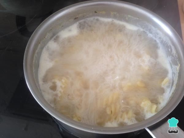 Recette de pâtes au potiron et fromage de chèvre - Étape 4