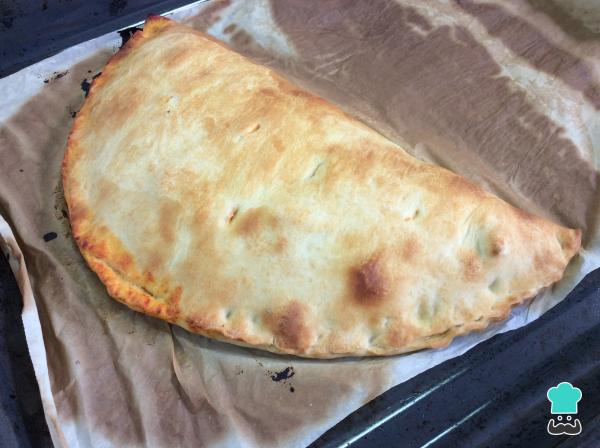 Recette de calzone au jambon et au fromage - Étape 7