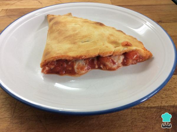 Recette de calzone au jambon et au fromage - Étape 8