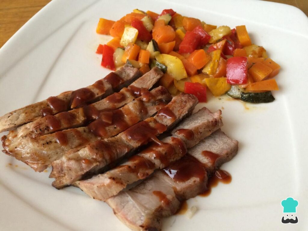 Recette de Bondiola au four avec des légumes
