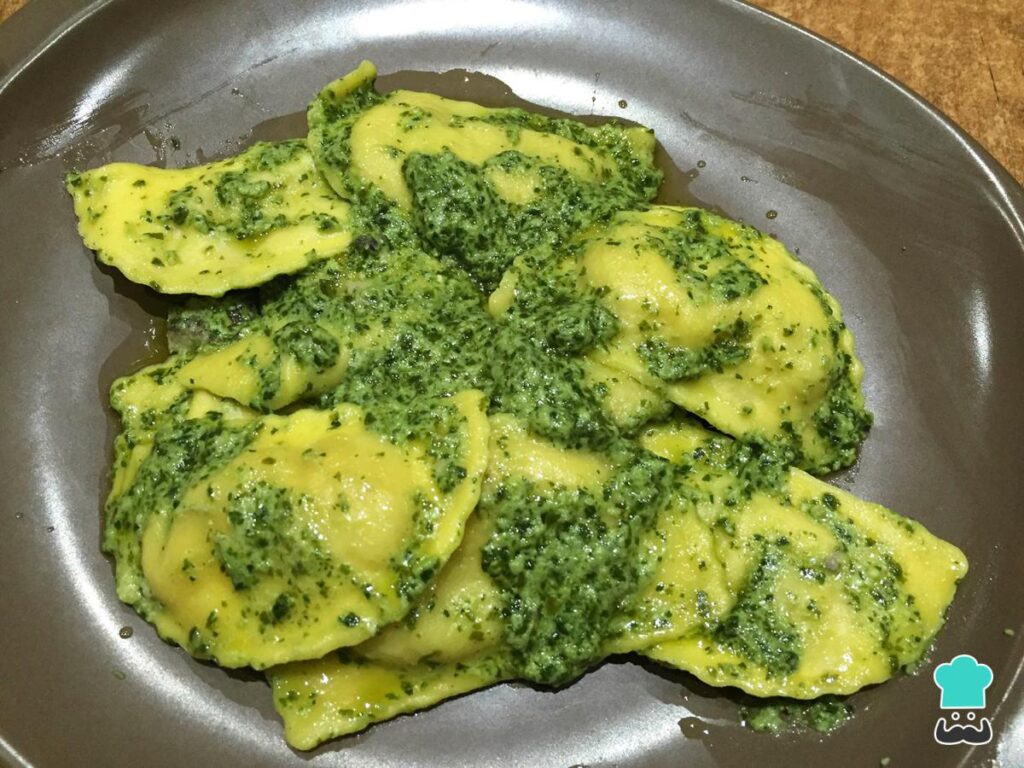Recette de Pâtes farcies au pesto