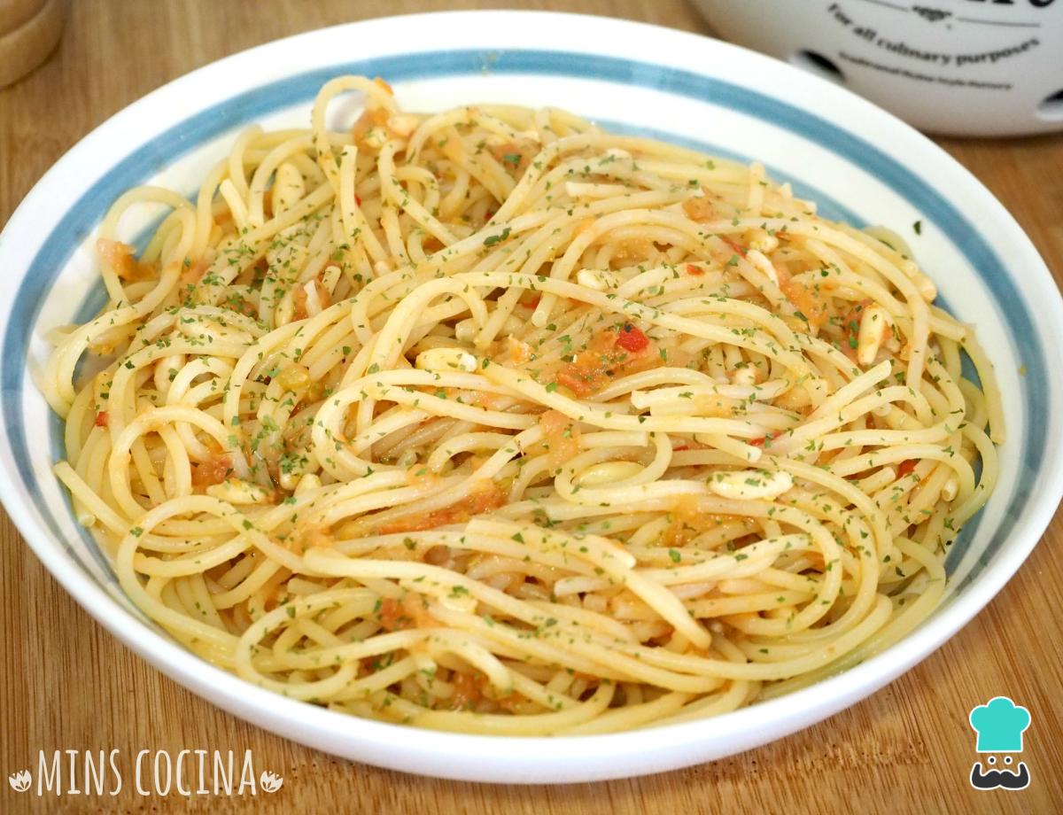 Recette de Spaghetti aux tomates épicées