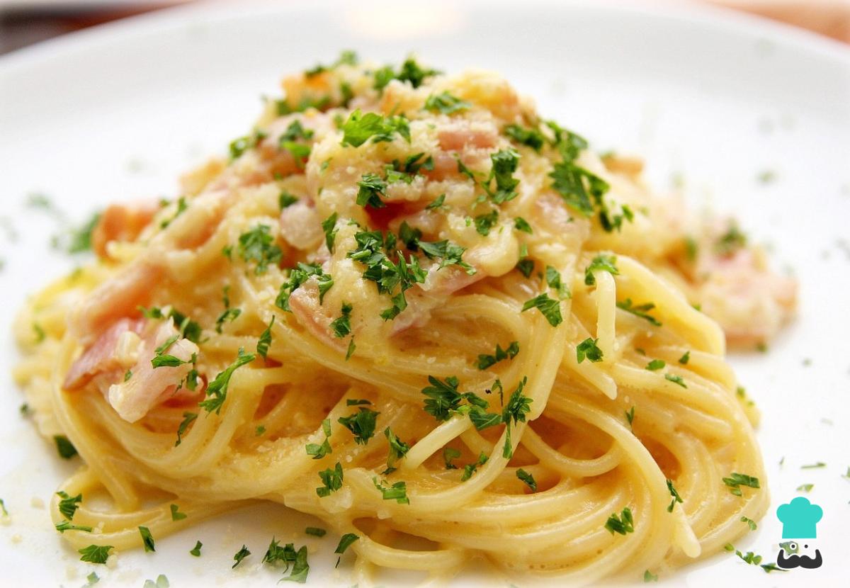 Recette de Spaghetti carbonara au fromage Philadelphia