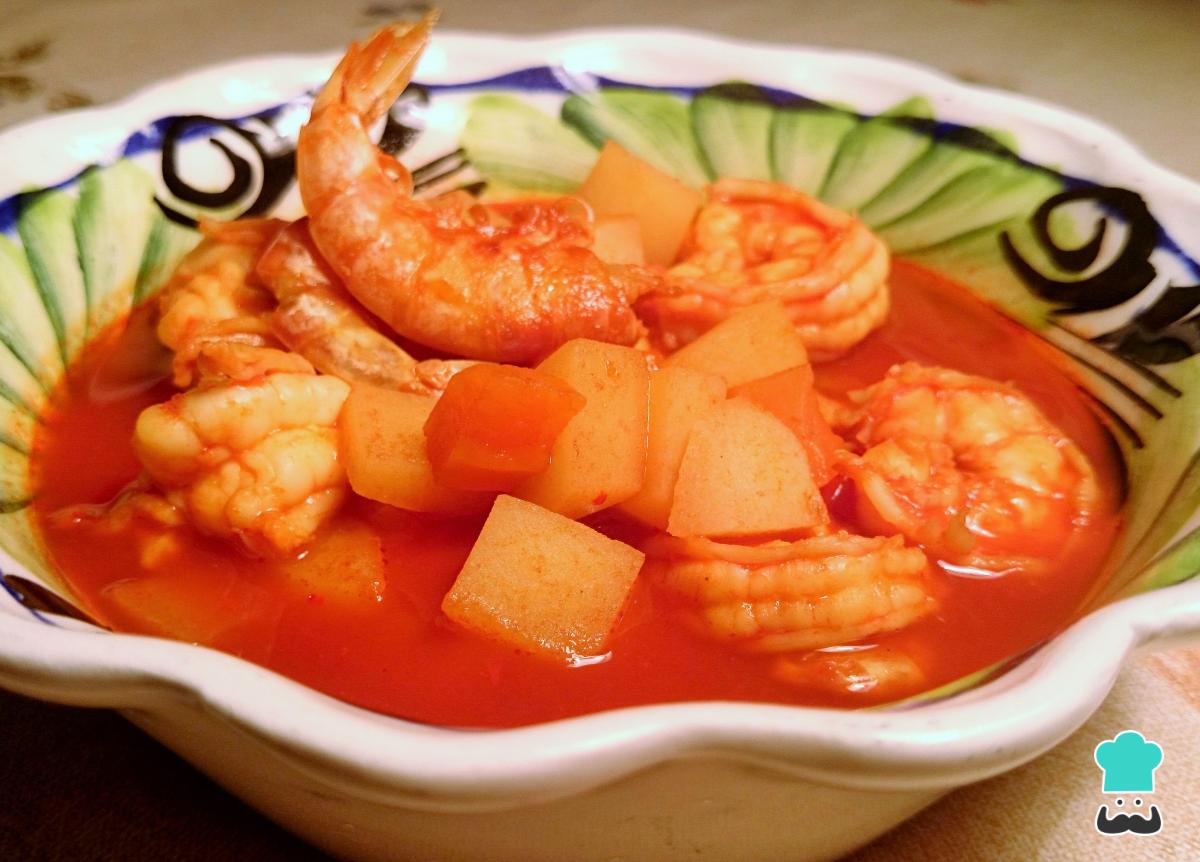 Recette de bouillon de crevettes à l'épazote