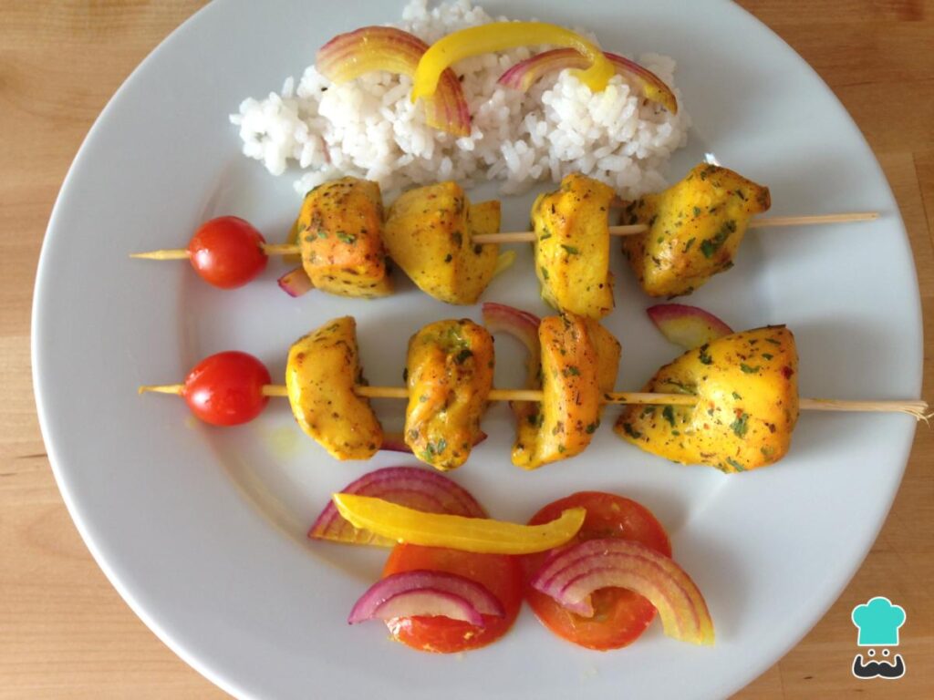 Recette de brochettes mauresques au four