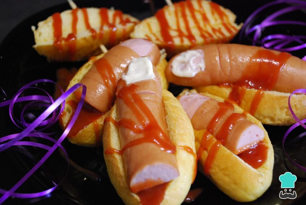 Recette de doigts de saucisse pour Halloween
