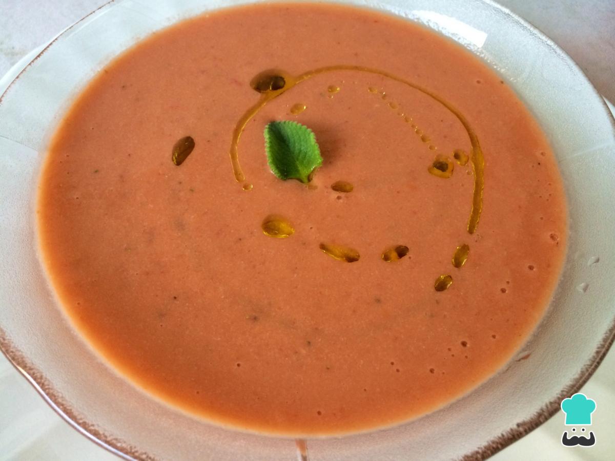 Recette de gaspacho aux fraises