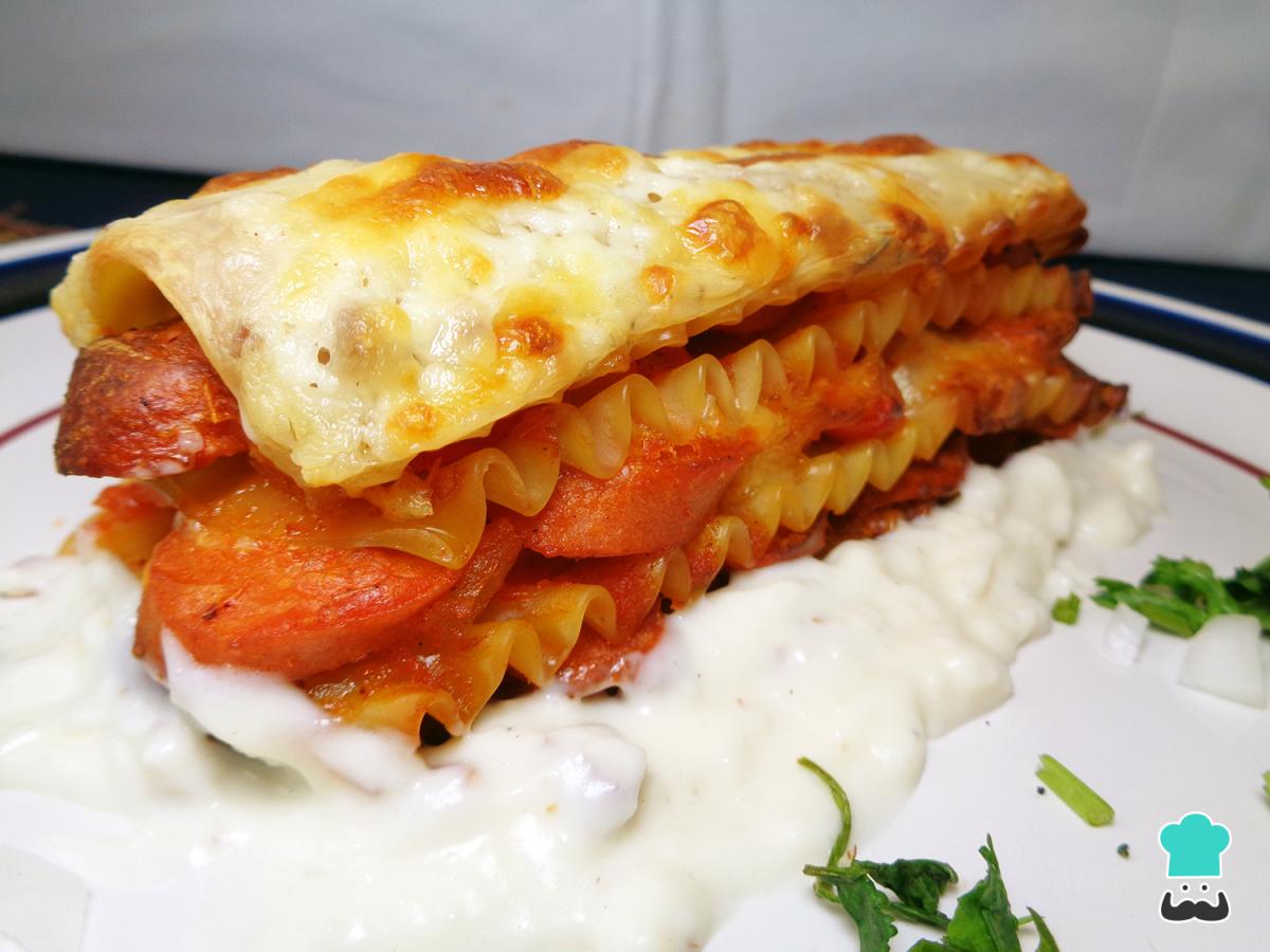 Recette de lasagne aux saucisses