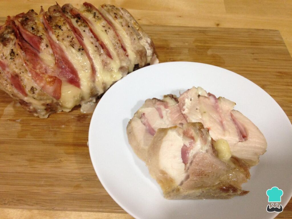 Recette de longe de porc farcie au bacon et au fromage