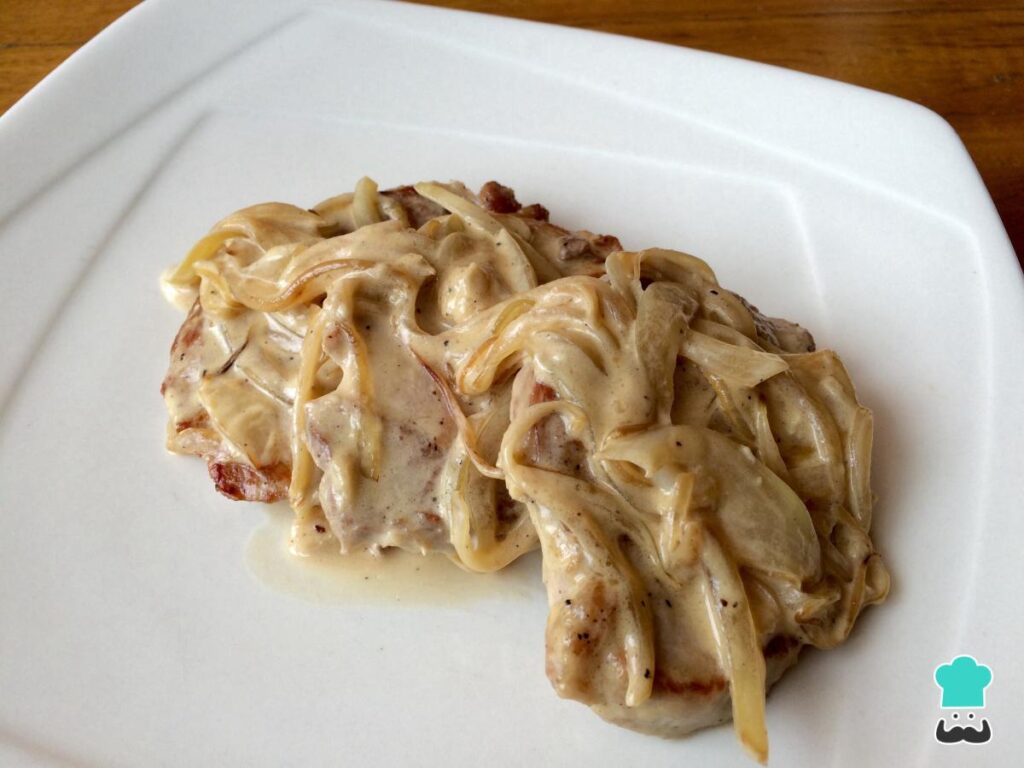 Recette de longe sauce à l'oignon