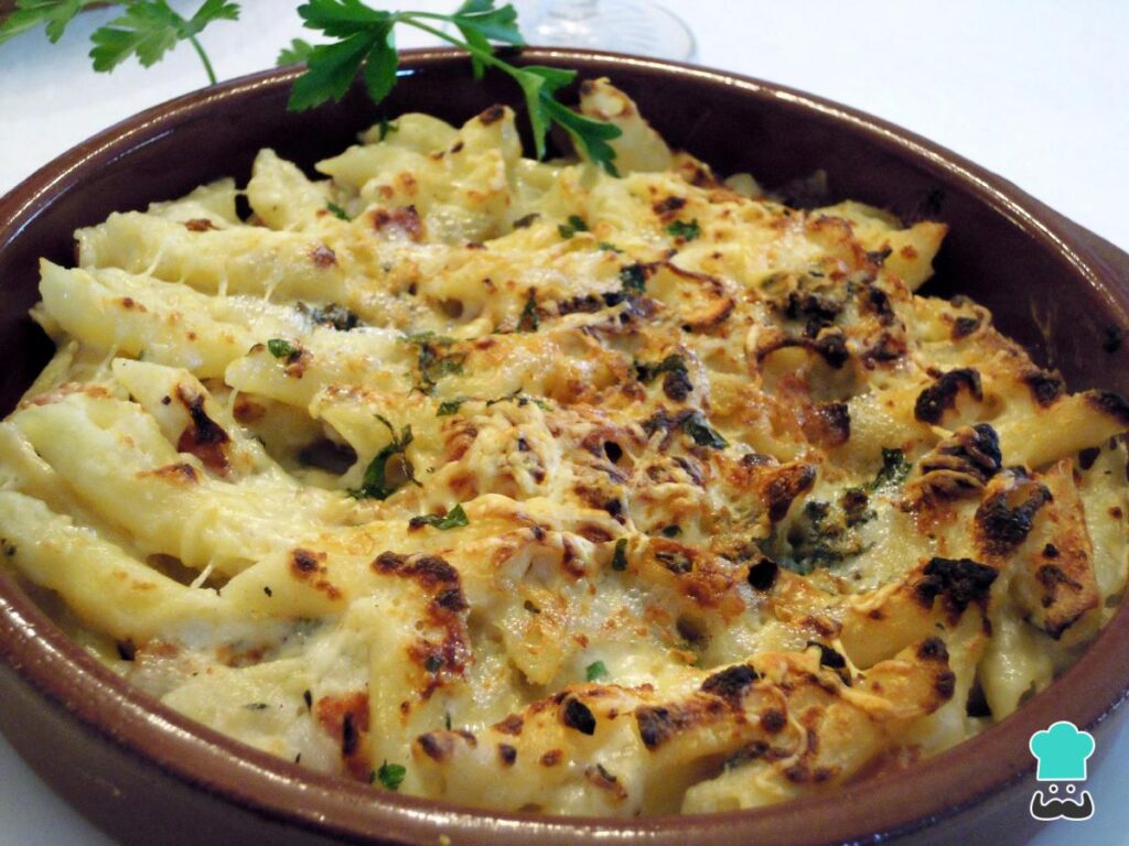 Recette de macaroni au fromage bleu et bacon